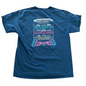 Louder than Life 2018 Miller Lite Navy Blue T-Shirt-Size Medium